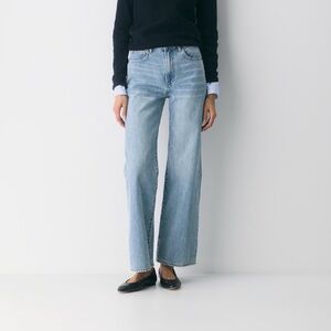 Denim Forum Farrah Light Blue wide -Leg Women's Jeans